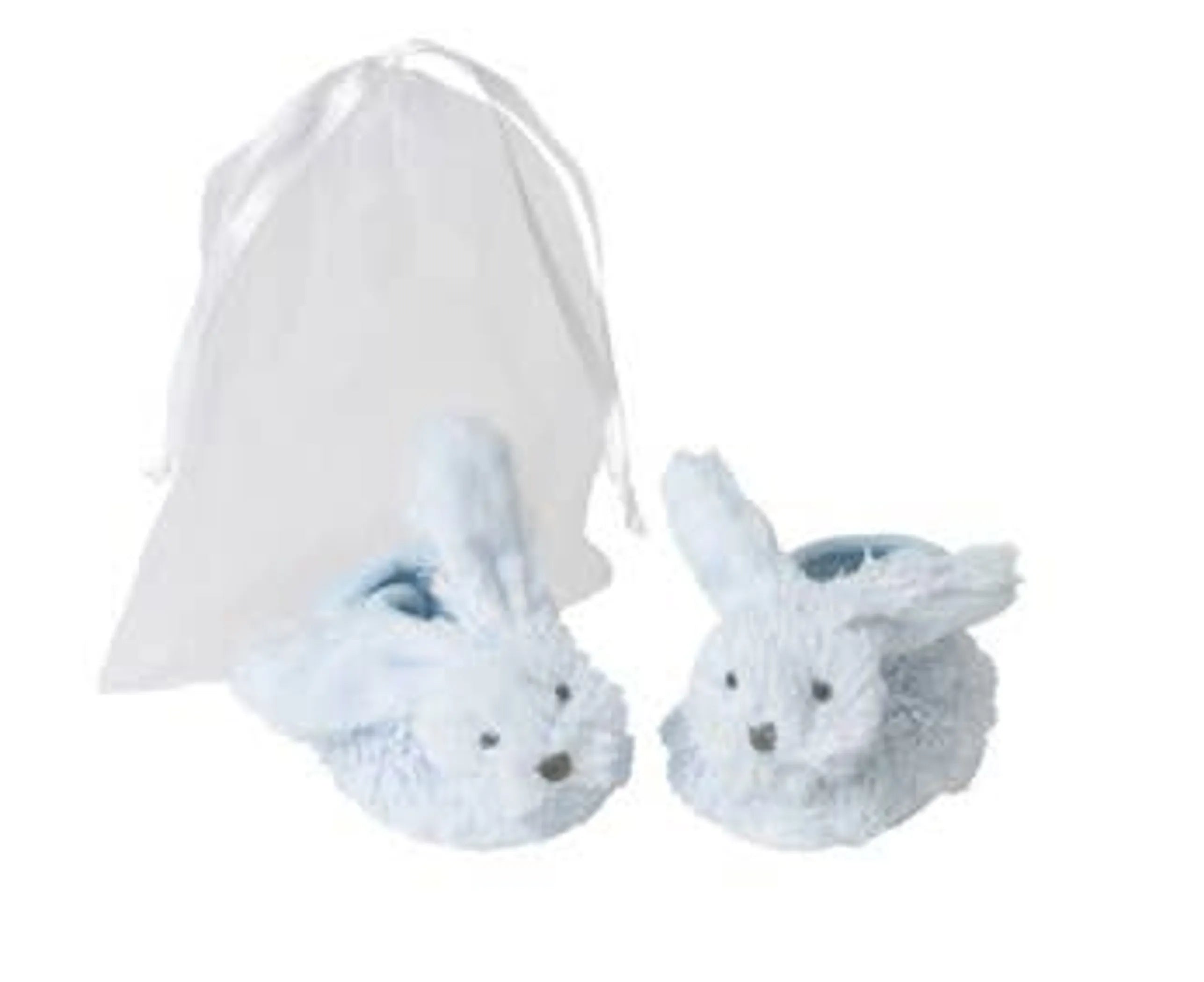 Rabbit Richie Slippers in organza bag by Happy Horse
